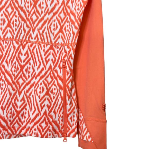 Coolibar UPF 50+ Arutanga Long Sleeve Rash Guard Swim Top Sun Protection Medium - Picture 4 of 10